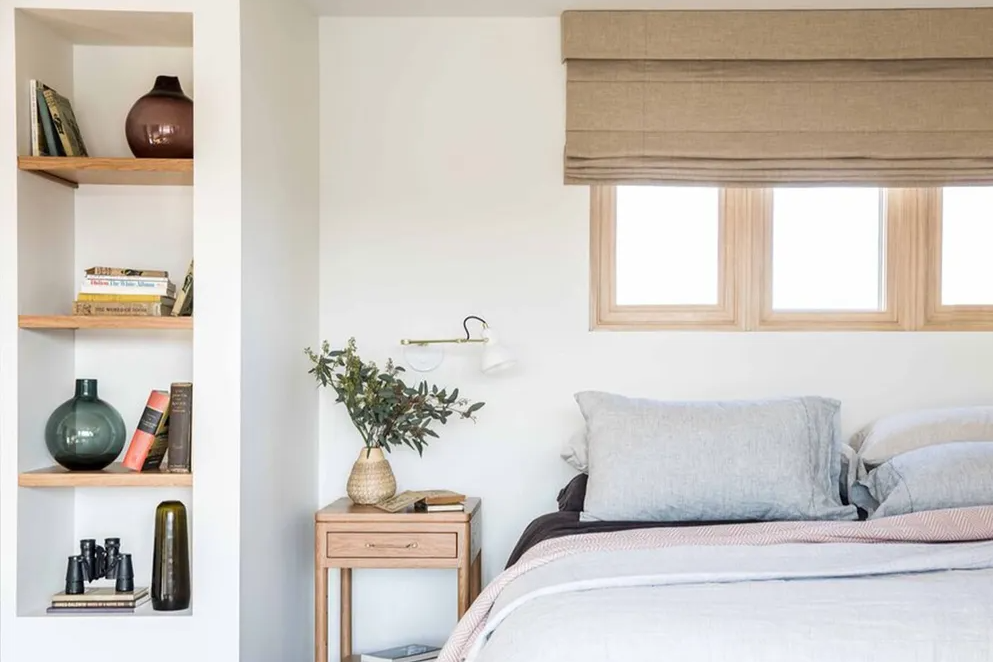 Mid Century Modern interior desain kamar tidur - interiormu